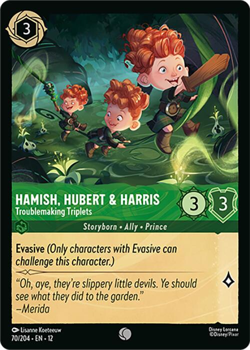 Hamish, Hubert & Harris - Troublemaking Triplets (70/204) [Wilds Unknown] | L.A. Mood Comics and Games