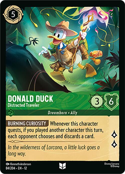 Donald Duck - Distracted Traveler (84/204) [Wilds Unknown] | L.A. Mood Comics and Games