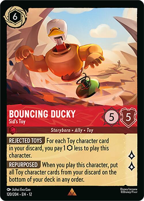 Bouncing Ducky - Sid's Toy (120/204) [Wilds Unknown] | L.A. Mood Comics and Games