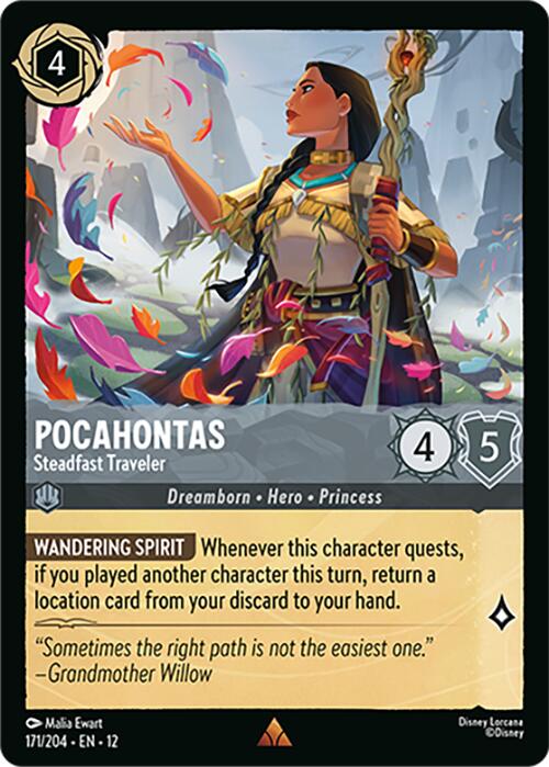 Pocahontas - Steadfast Traveler (171/204) [Wilds Unknown] | L.A. Mood Comics and Games