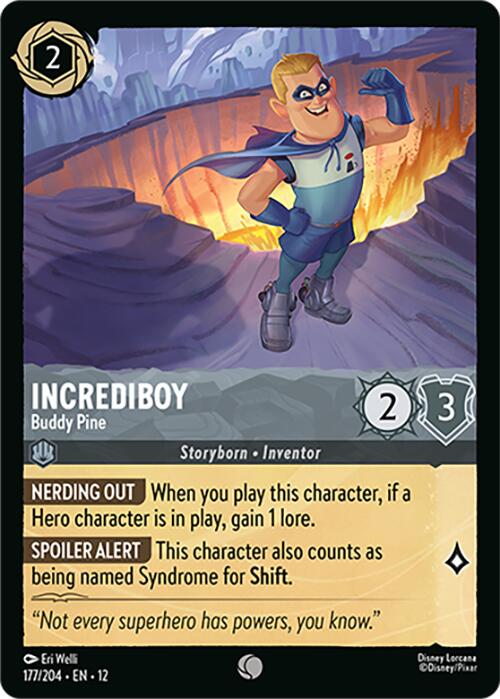 Incrediboy - Buddy Pine (177/204) [Wilds Unknown] | L.A. Mood Comics and Games