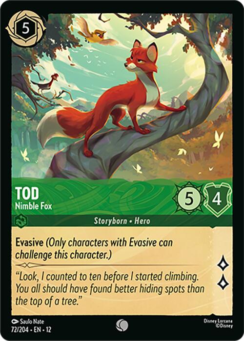 Tod - Nimble Fox (72/204) [Wilds Unknown] | L.A. Mood Comics and Games