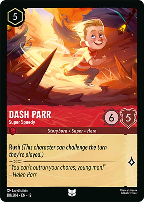 Dash Parr - Super Speedy (118/204) [Wilds Unknown] | L.A. Mood Comics and Games