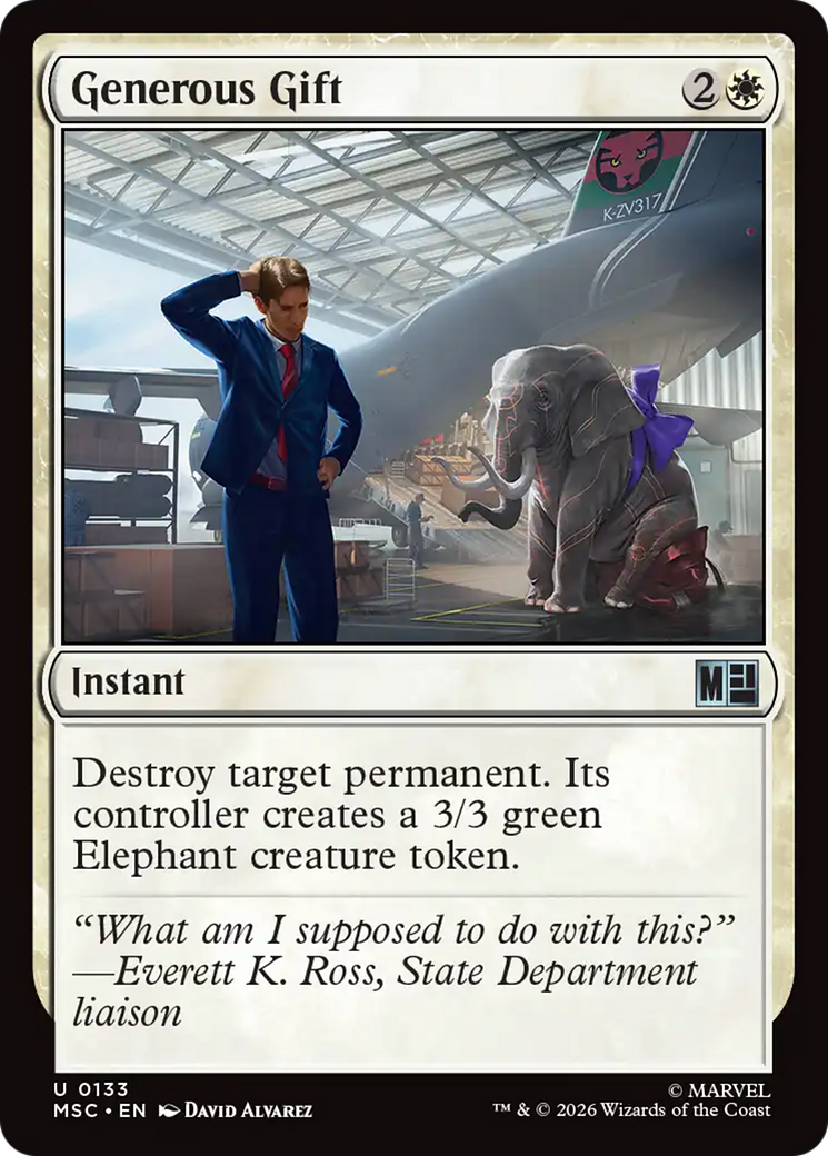Generous Gift [Marvel Super Heroes Commander] | L.A. Mood Comics and Games