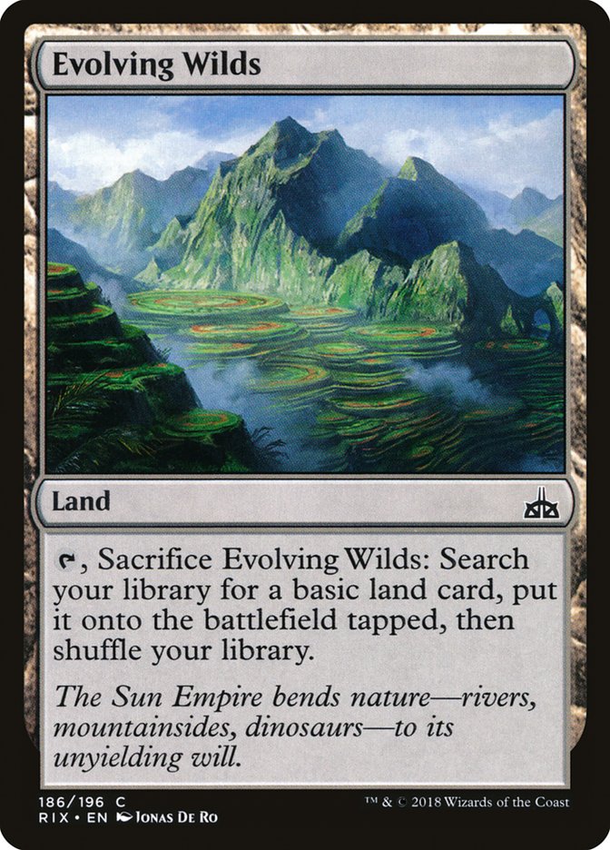 Evolving Wilds [Rivals of Ixalan] | L.A. Mood Comics and Games