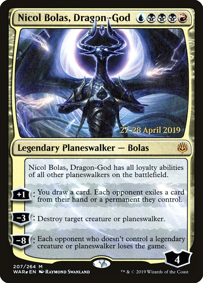 Nicol Bolas, Dragon-God [War of the Spark Prerelease Promos] | L.A. Mood Comics and Games