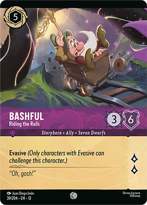 Bashful - Riding the Rails (Foil) (39/204) [Wilds Unknown] | L.A. Mood Comics and Games