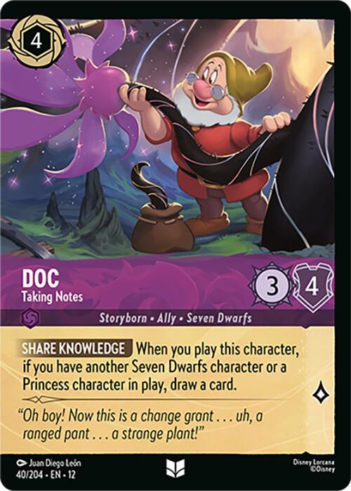 Doc - Taking Notes (Foil) (40/204) [Wilds Unknown] | L.A. Mood Comics and Games
