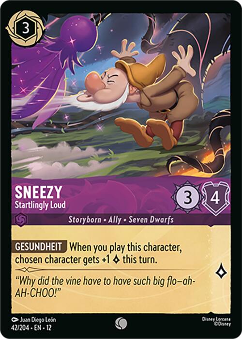 Sneezy - Startlingly Loud (42/204) [Wilds Unknown] | L.A. Mood Comics and Games