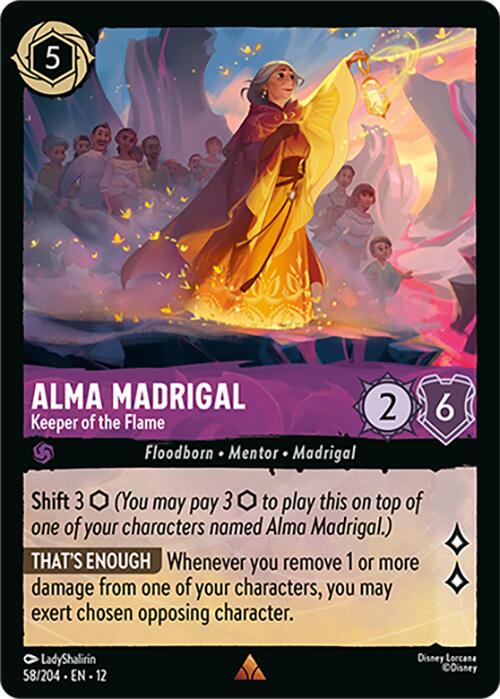 Alma Madrigal - Keeper of the Flame (58/204) [Wilds Unknown] | L.A. Mood Comics and Games