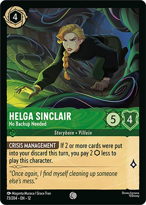 Helga Sinclair - No Backup Needed (73/204) [Wilds Unknown] | L.A. Mood Comics and Games