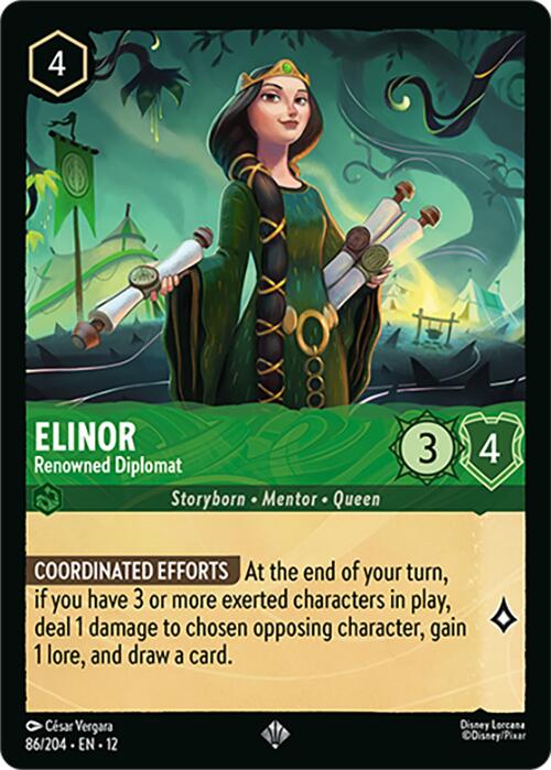 Elinor - Renowned Diplomat (86/204) [Wilds Unknown] | L.A. Mood Comics and Games