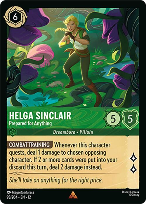 Helga Sinclair - Prepared for Anything (93/204) [Wilds Unknown] | L.A. Mood Comics and Games