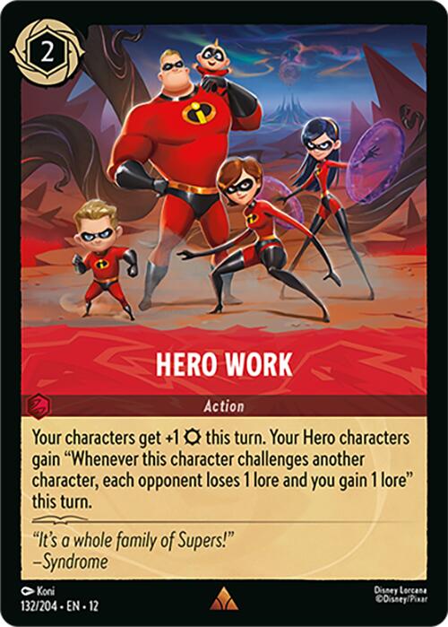 Hero Work (132/204) [Wilds Unknown] | L.A. Mood Comics and Games
