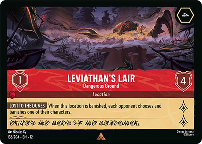 Leviathan's Lair - Dangerous Ground (136/204) [Wilds Unknown] | L.A. Mood Comics and Games