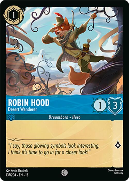 Robin Hood - Desert Wanderer (137/204) [Wilds Unknown] | L.A. Mood Comics and Games