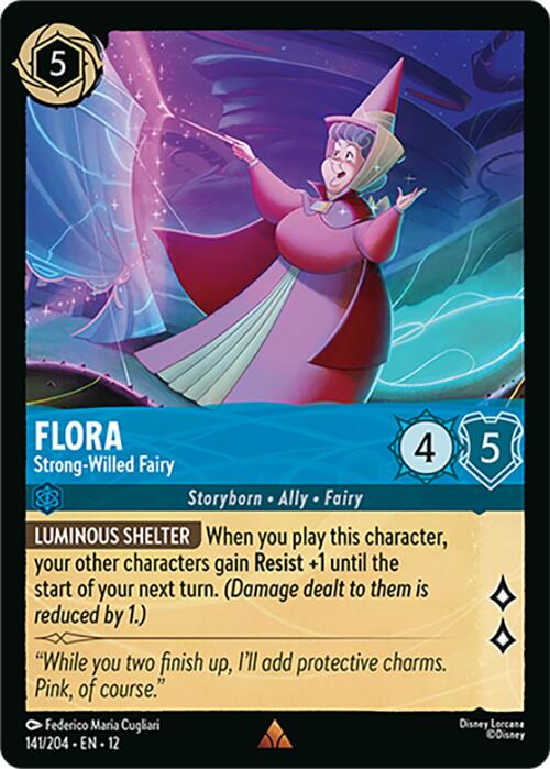 Flora - Strong-Willed Fairy (141/204) [Wilds Unknown] | L.A. Mood Comics and Games