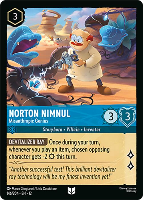 Norton Nimnul - Misanthropic Genius (146/204) [Wilds Unknown] | L.A. Mood Comics and Games
