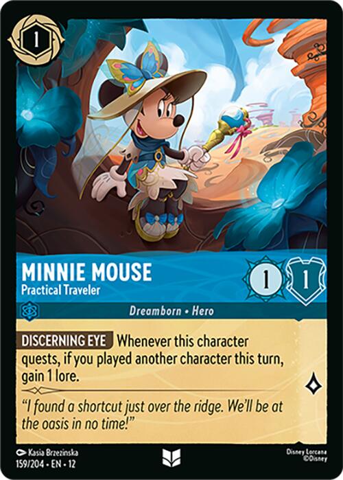 Minnie Mouse - Practical Traveler (159/204) [Wilds Unknown] | L.A. Mood Comics and Games