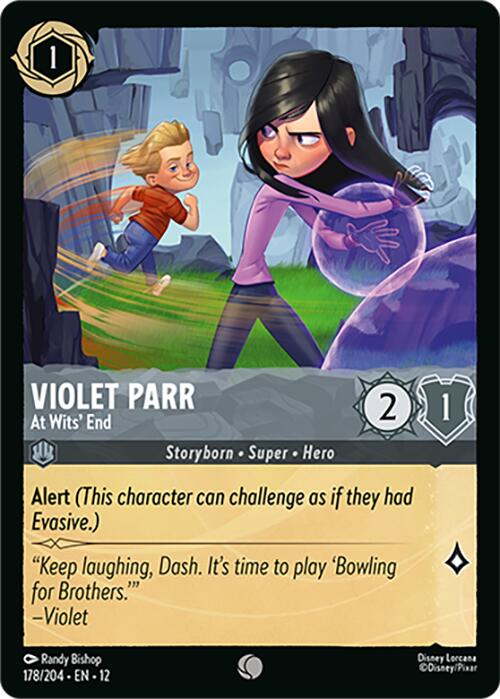 Violet Parr - At Wits' End (178/204) [Wilds Unknown] | L.A. Mood Comics and Games