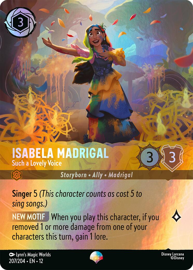 Isabela Madrigal - Such a Lovely Voice (Epic) (207/204) [Wilds Unknown] | L.A. Mood Comics and Games