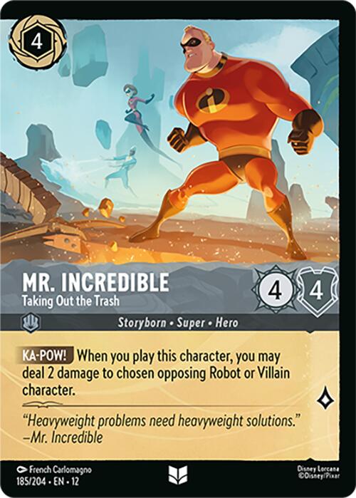 Mr. Incredible - Taking Out the Trash (Foil) (185/204) [Wilds Unknown] | L.A. Mood Comics and Games