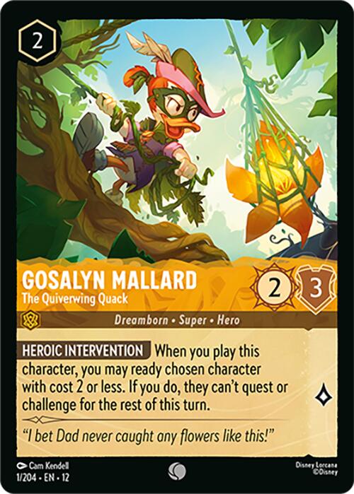 Gosalyn Mallard - The Quiverwing Quack (1/204) [Wilds Unknown] | L.A. Mood Comics and Games