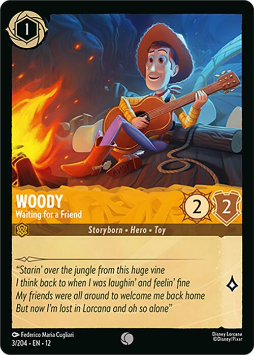 Woody - Waiting for a Friend (3/204) [Wilds Unknown] | L.A. Mood Comics and Games