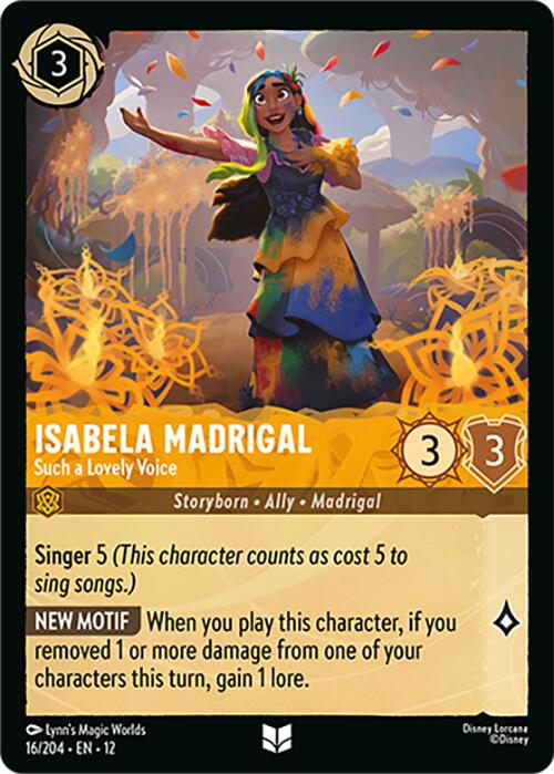 Isabela Madrigal - Such a Lovely Voice (16/204) [Wilds Unknown] | L.A. Mood Comics and Games