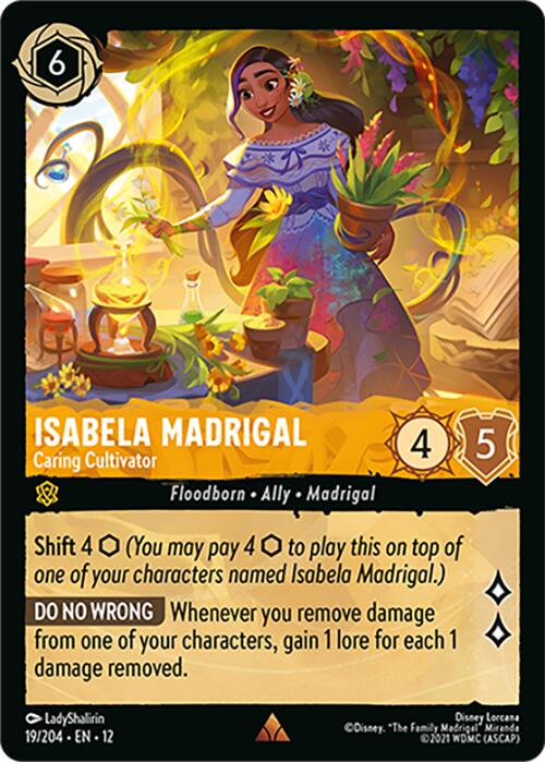 Isabela Madrigal - Caring Cultivator (19/204) [Wilds Unknown] | L.A. Mood Comics and Games