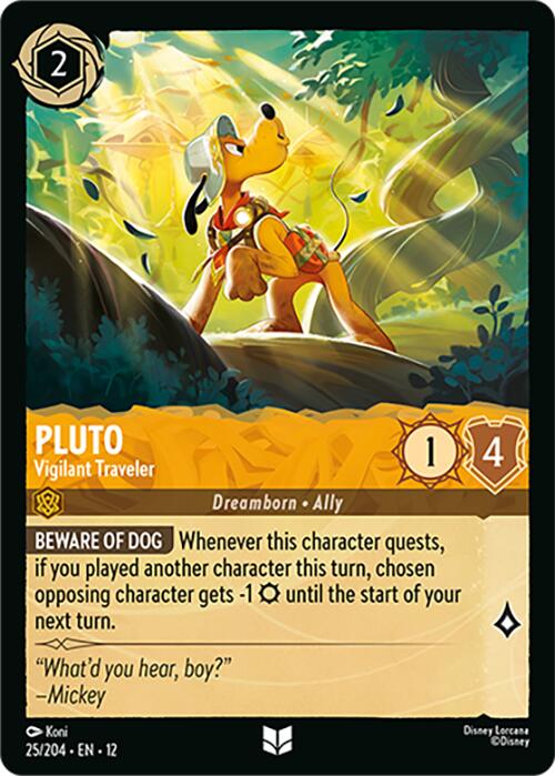 Pluto - Vigilant Traveler (25/204) [Wilds Unknown] | L.A. Mood Comics and Games