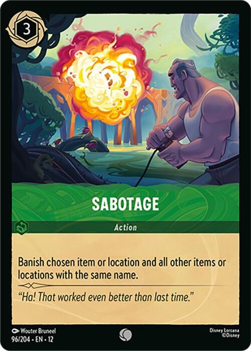 Sabotage (96/204) [Wilds Unknown] | L.A. Mood Comics and Games