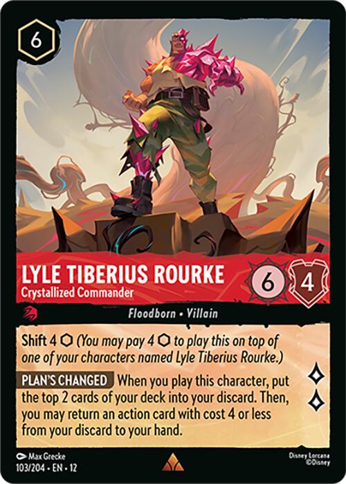 Lyle Tiberius Rourke - Crystallized Commander (103/204) [Wilds Unknown] | L.A. Mood Comics and Games
