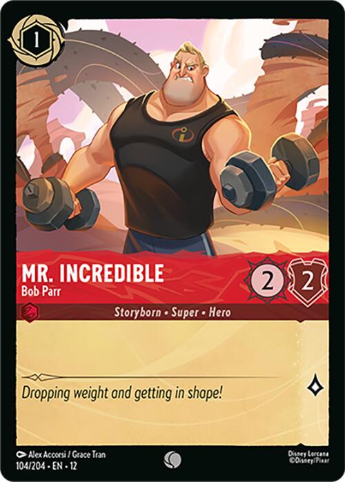 Mr. Incredible - Bob Parr (104/204) [Wilds Unknown] | L.A. Mood Comics and Games