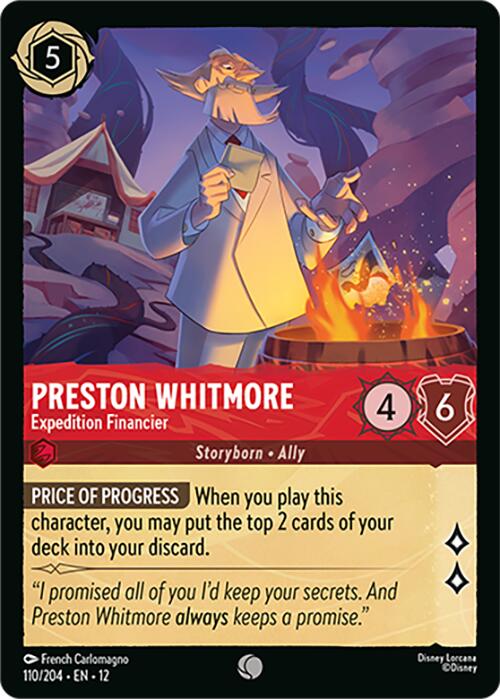 Preston Whitmore - Expedition Financier (110/204) [Wilds Unknown] | L.A. Mood Comics and Games