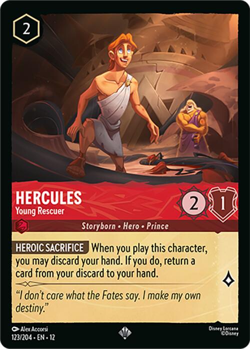 Hercules - Young Rescuer (123/204) [Wilds Unknown] | L.A. Mood Comics and Games
