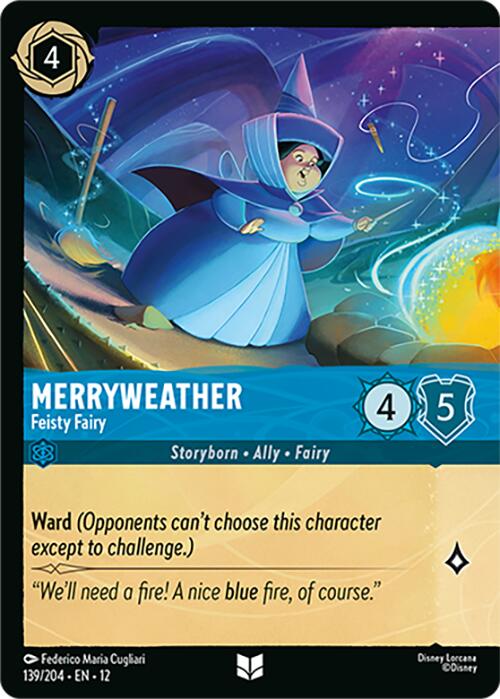 Merryweather - Feisty Fairy (Foil) (139/204) [Wilds Unknown] | L.A. Mood Comics and Games
