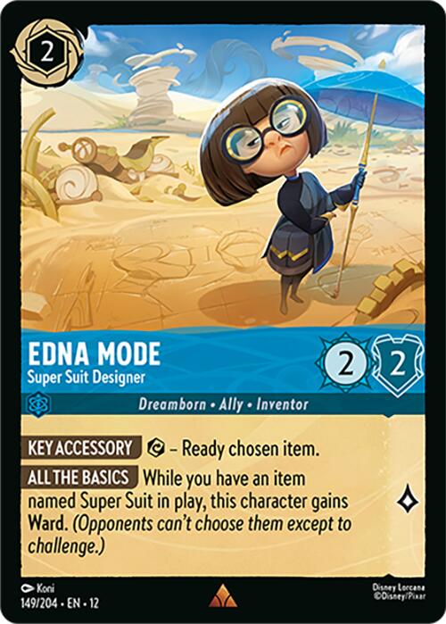 Edna Mode - Super Suit Designer (149/204) [Wilds Unknown] | L.A. Mood Comics and Games