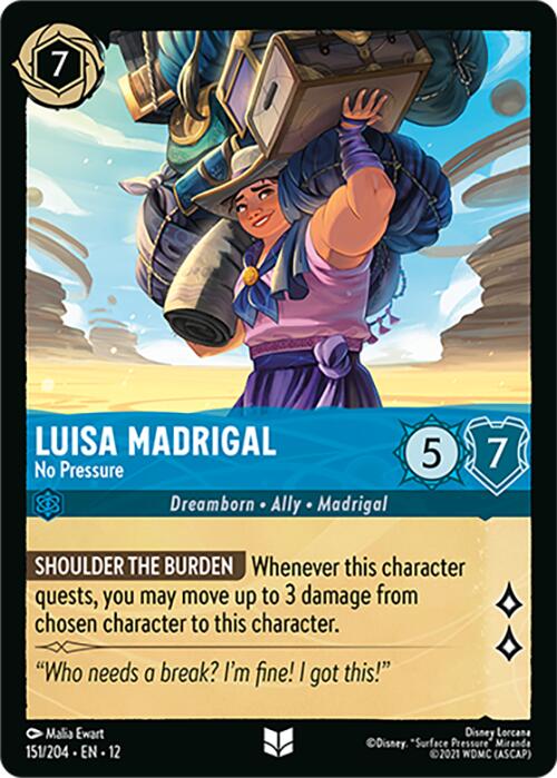 Luisa Madrigal - No Pressure (151/204) [Wilds Unknown] | L.A. Mood Comics and Games