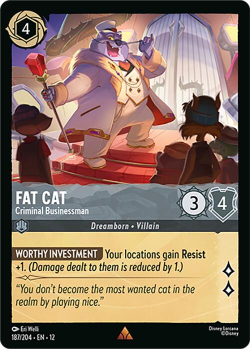 Fat Cat - Criminal Businessman (187/204) [Wilds Unknown] | L.A. Mood Comics and Games