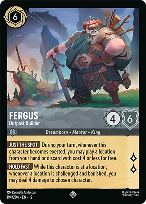 Fergus - Outpost Builder (194/204) [Wilds Unknown] | L.A. Mood Comics and Games