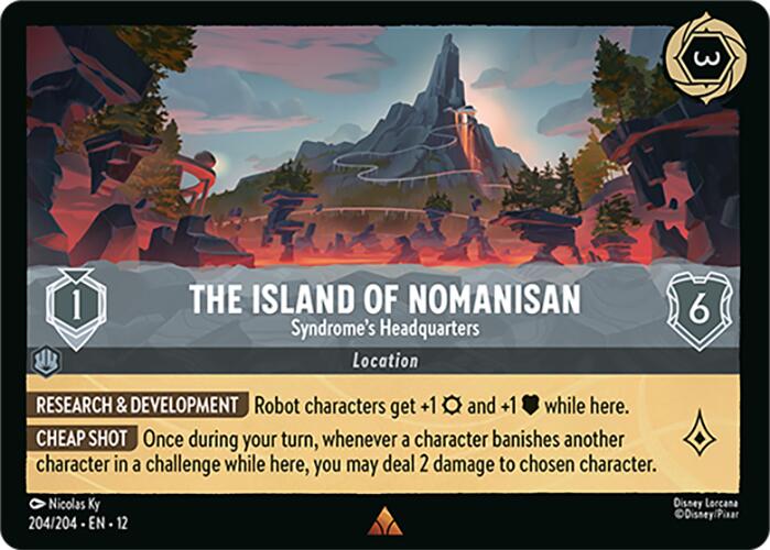 The Island of Nomanisan - Syndrome's Headquarters (204/204) [Wilds Unknown] | L.A. Mood Comics and Games