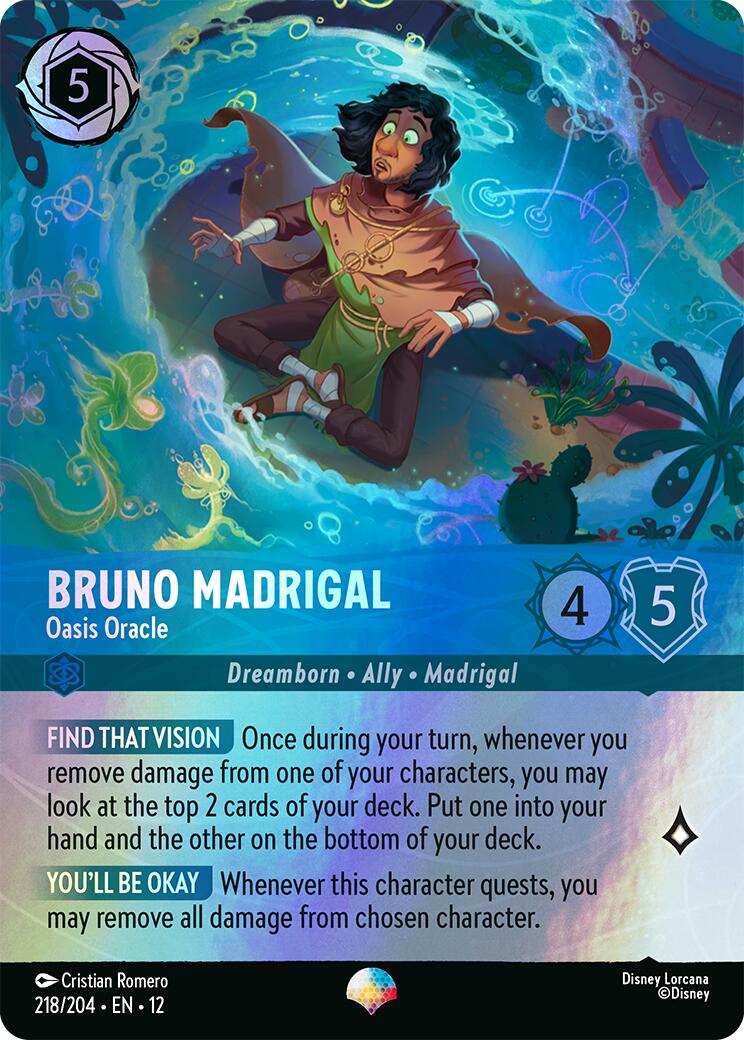 Bruno Madrigal - Oasis Oracle (Epic) (218/204) [Wilds Unknown] | L.A. Mood Comics and Games