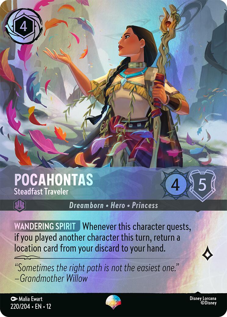 Pocahontas - Steadfast Traveler (Epic) (220/204) [Wilds Unknown] | L.A. Mood Comics and Games