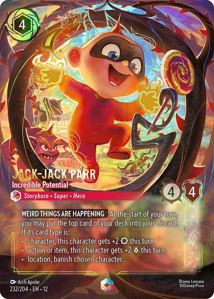 Jack-Jack Parr - Incredible Potential (Enchanted) (232/204) [Wilds Unknown] | L.A. Mood Comics and Games