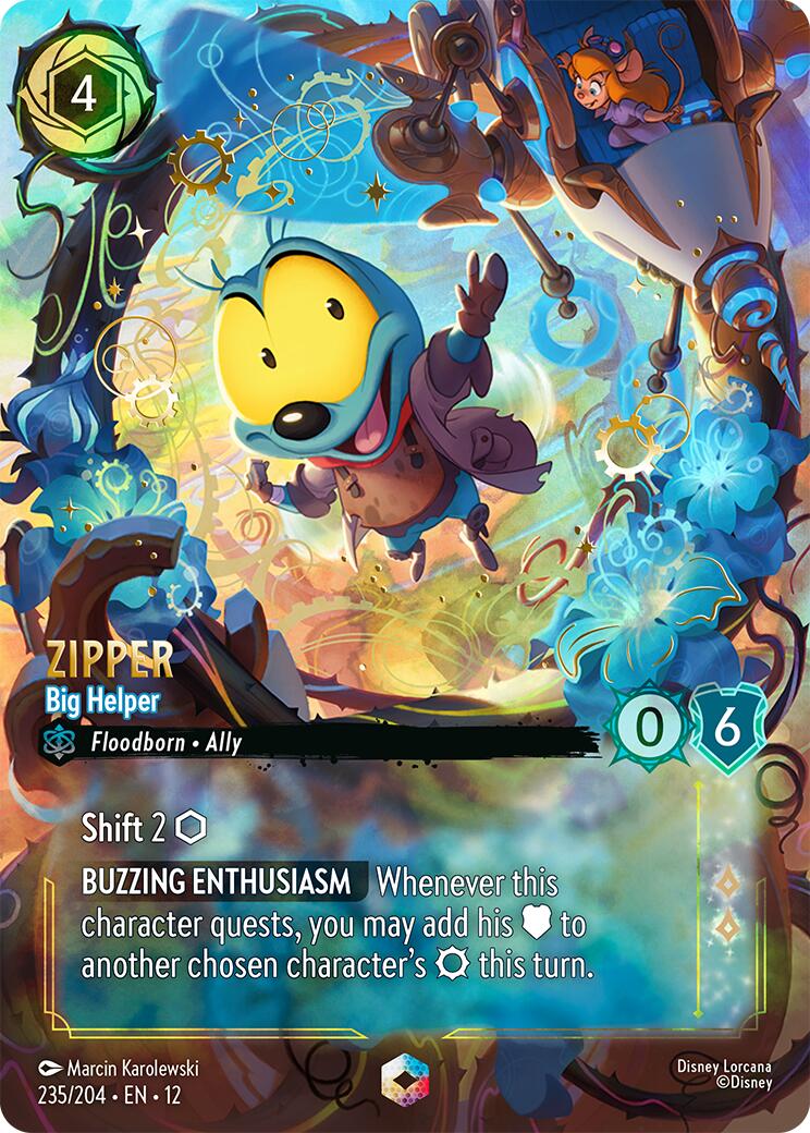Zipper - Big Helper (Enchanted) (235/204) [Wilds Unknown] | L.A. Mood Comics and Games