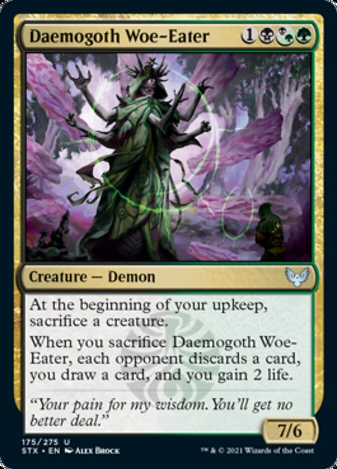 Daemogoth Woe-Eater [Strixhaven: School of Mages] | L.A. Mood Comics and Games