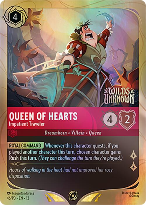 Queen of Hearts - Impatient Traveler (46) [Promo Cards] | L.A. Mood Comics and Games