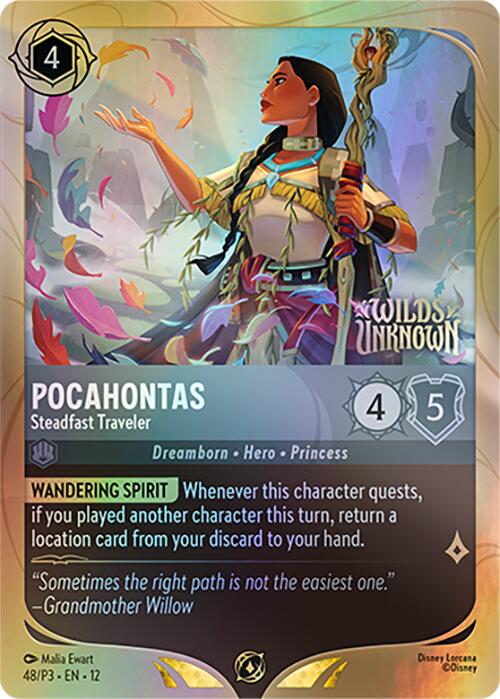 Pocahontas - Steadfast Traveler (48) [Promo Cards] | L.A. Mood Comics and Games