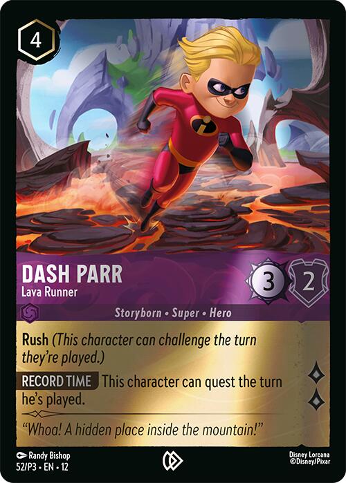 Dash Parr - Lava Runner (52) [Promo Cards] | L.A. Mood Comics and Games